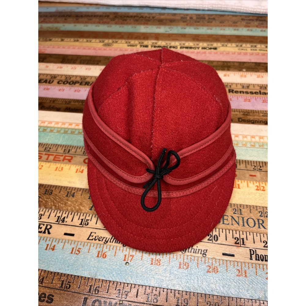 Lil Stormy Kromer Kids Size L Wool Hat Red Classic Retro USA Childs Cap